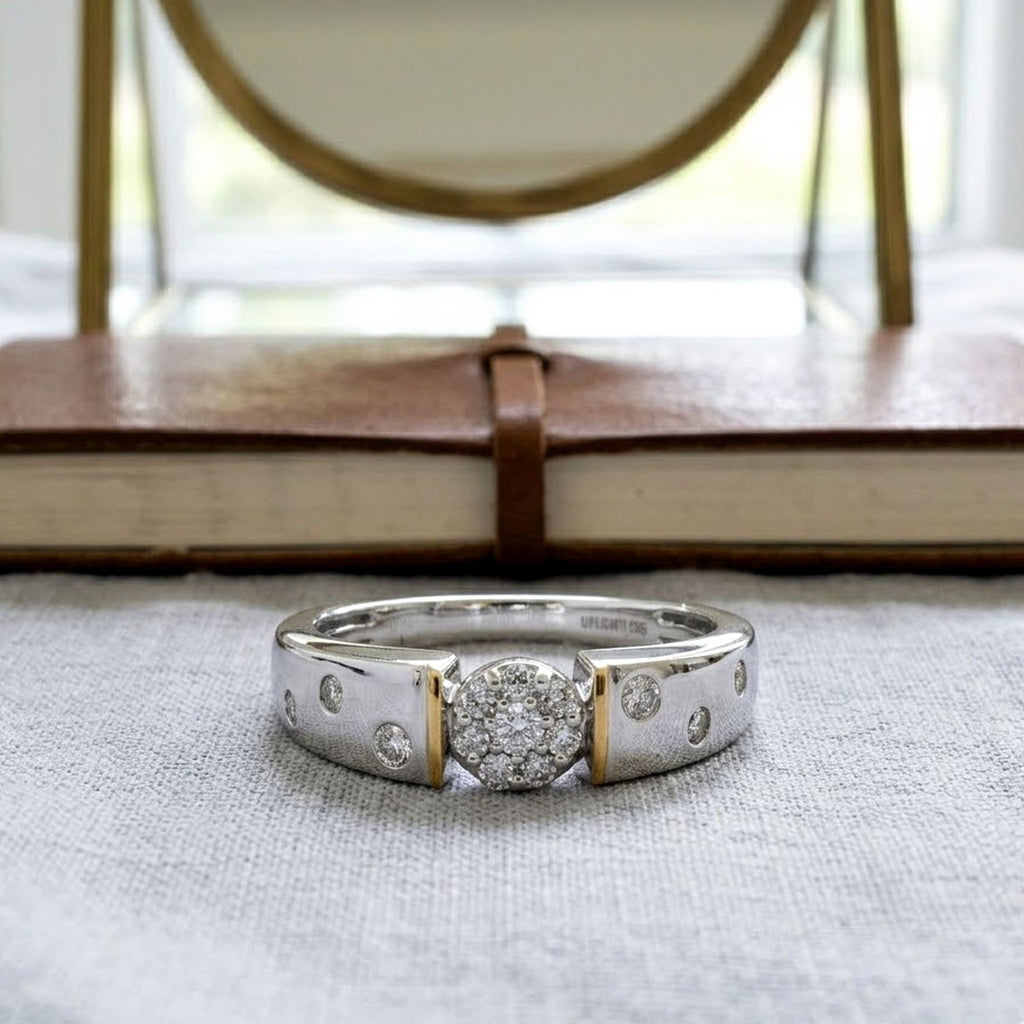 LUXURIANT DIAMOND - Lab Grown Diamant SI-GH Ring 925 Silber Rhodiniert (Größe 17.00) ca. 0.25 ct