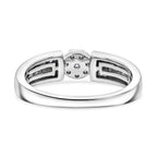 LUXURIANT DIAMOND - Lab Grown Diamant SI-GH Ring 925 Silber Rhodiniert (Größe 17.00) ca. 0.25 ct