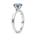 LUXURIANT DIAMOND - Lab Grown Blauer Diamant SI Ring 925 Silber Rhodiniert (Größe 18.00) ca. 1,78 ct