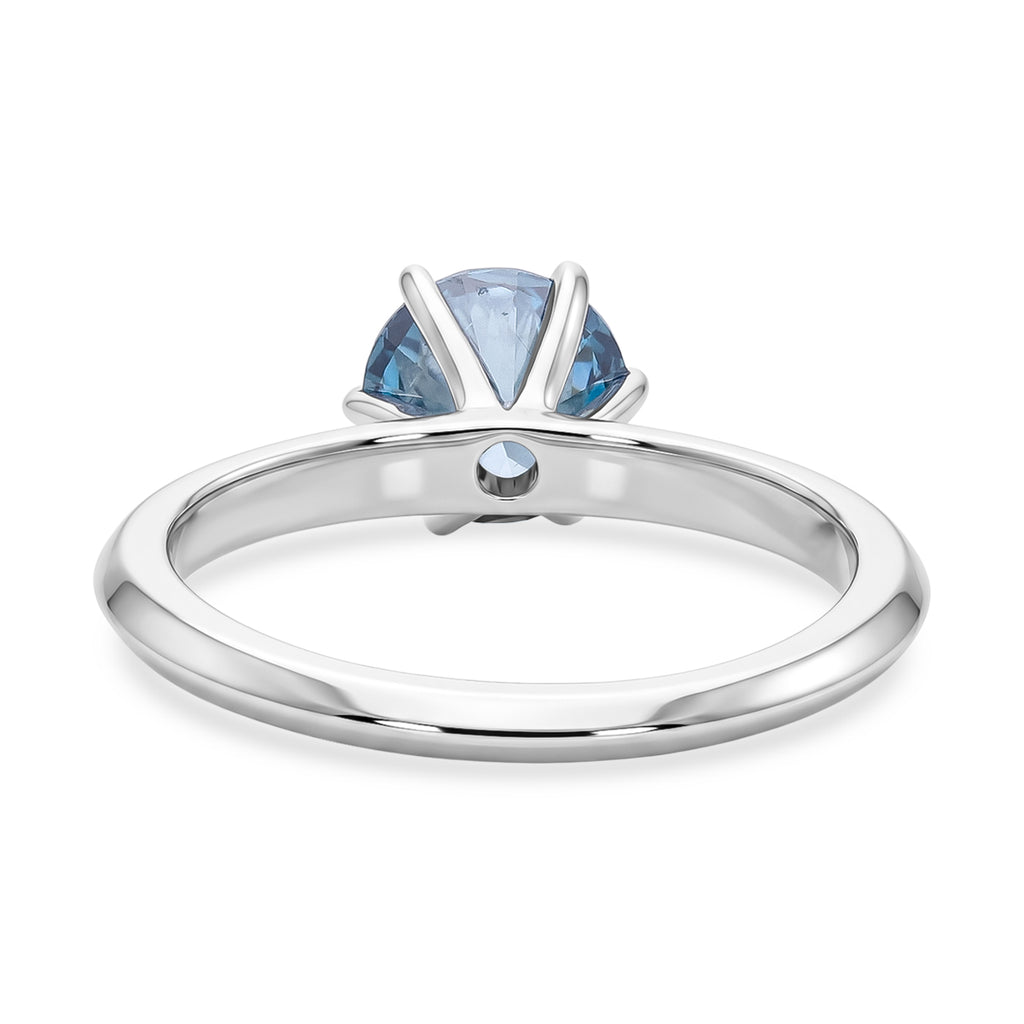LUXURIANT DIAMOND - Lab Grown Blauer Diamant SI Ring 925 Silber Rhodiniert (Größe 18.00) ca. 1,78 ct