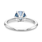 LUXURIANT DIAMOND - Lab Grown Blauer Diamant SI Ring 925 Silber Rhodiniert (Größe 18.00) ca. 1,78 ct