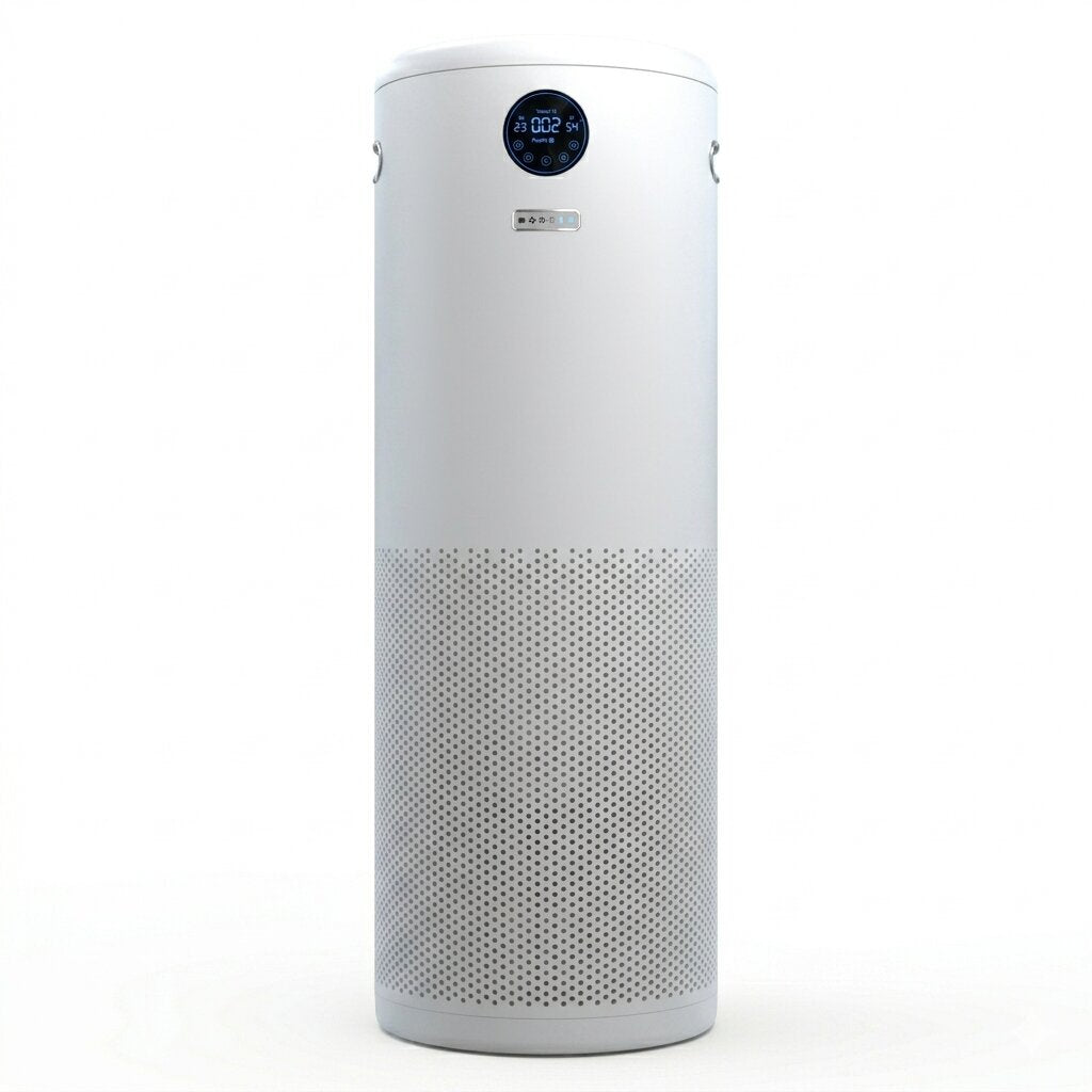 JADE Luftreiniger mit HEPA Filter und Ionisator, leise und effizient, Weiß