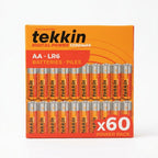 Tekkin Digital Power Alkaline Batterien AA LR06, 60er Set