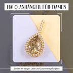 ILIANA AAA Turkizit und weißer Diamant-Anhänger SI-GH AGI zertifiziert und geprüft, 750 Gelbgold ca. 2.20 ct