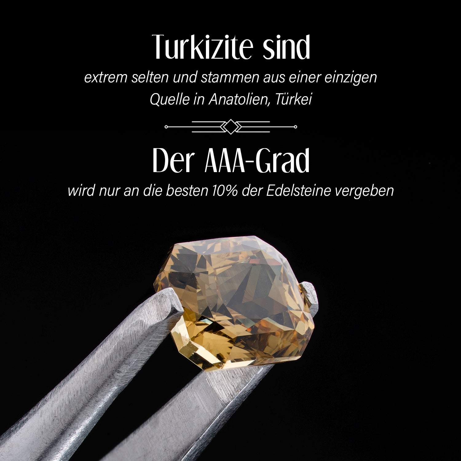 ILIANA AAA Turkizit und weißer Diamant-Anhänger SI-GH AGI zertifiziert und geprüft, 750 Gelbgold ca. 2.20 ct