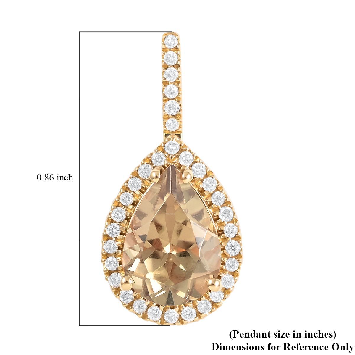 ILIANA AAA Turkizit und weißer Diamant-Anhänger SI-GH AGI zertifiziert und geprüft, 750 Gelbgold ca. 2.20 ct
